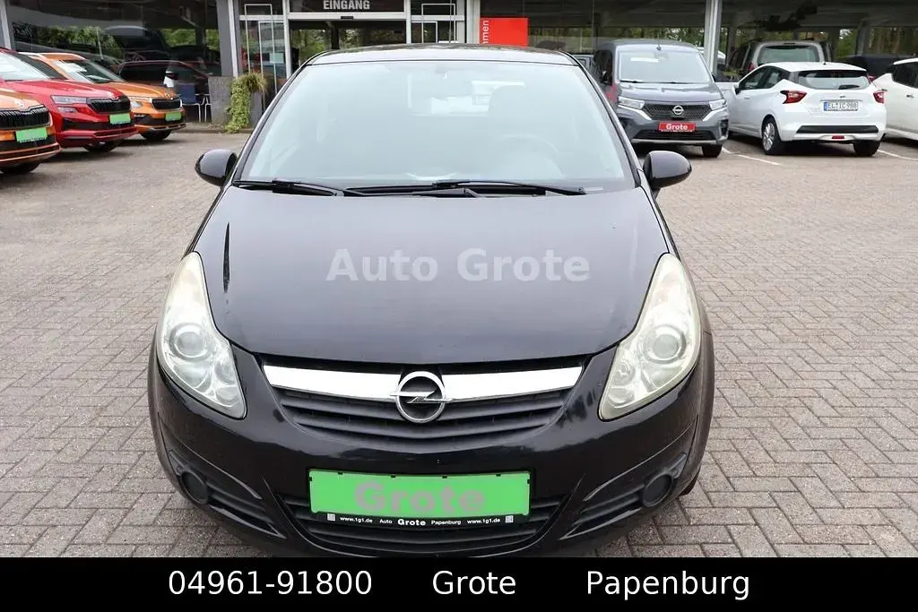 Gebraucht Opel Corsa Edition 80 PS (58 kW) 2008 Schwarz Kleinwagen