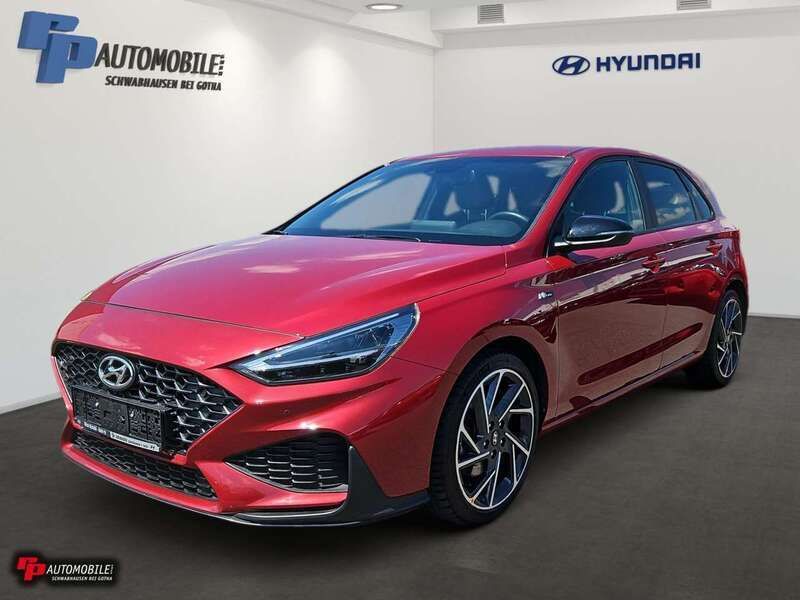Rot Gebraucht 2021 Hyundai i30 N Line Limousine | 21.990 € (Teuer) - Bild 1/4