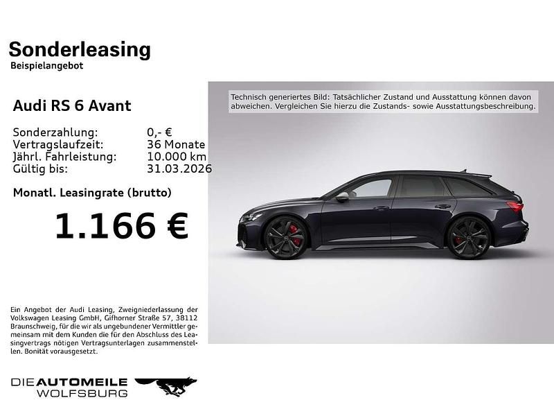 Gebraucht Audi RS6 Sport 630 PS (463 kW) 2025 Sebringschwarz kristalleffekt Kombi