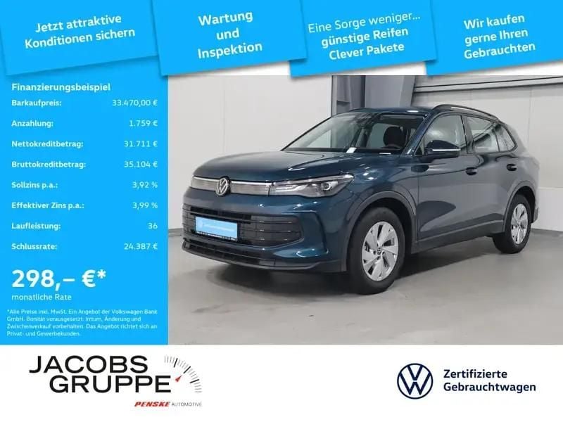 Blau Gebraucht 2025 VW Tiguan Life SUV | 33.469 € (Superpreis) - Bild 1/3