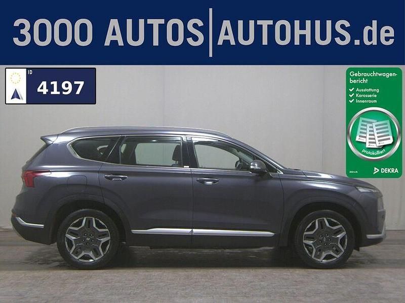 Gebraucht Hyundai Santa Fe Trend 265 PS (194 kW) 2021 Lagoon blue / mic (metallic) SUV