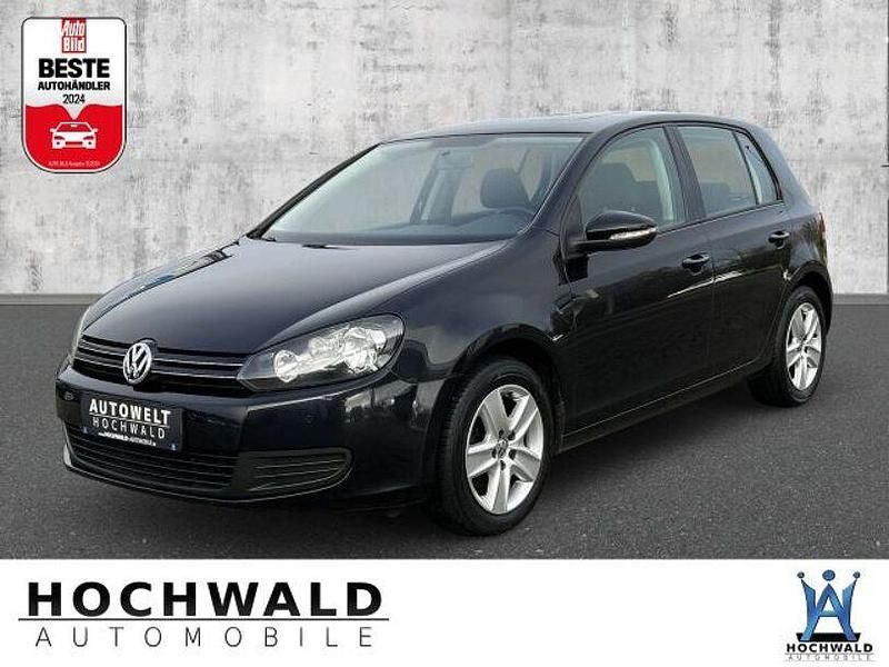 Schwarz Gebraucht 2009 VW Golf VI Comfortline Limousine | 1.690 € (Superpreis) - Bild 1/4