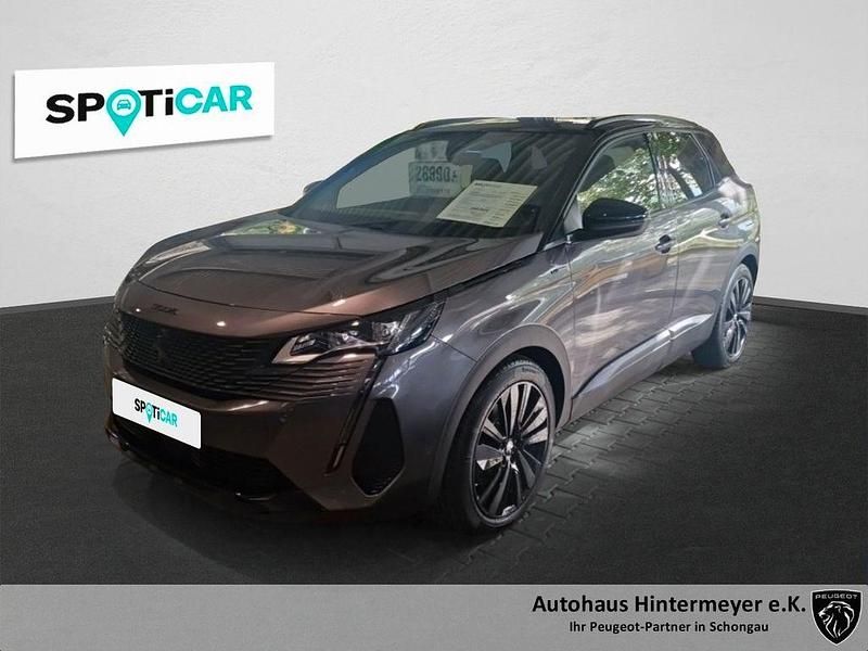 Platinium grau Gebraucht 2022 Peugeot 3008 GT SUV | 26.990 € (Teuer) - Bild 1/4
