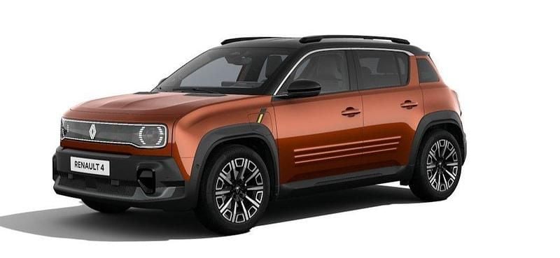 Terracottabraun+blackpearlsch Gebraucht 2025 Renault 4 E-Tech Iconic SUV | 33.979 € (Superpreis) - Bild 1/4