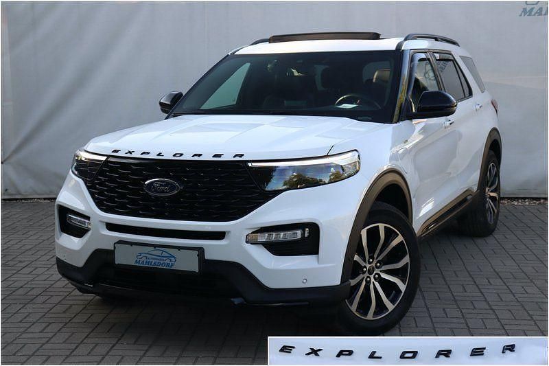 Weiss Gebraucht 2021 Ford Explorer ST-Line SUV | 44.960 € (Fairer Preis) - Bild 1/3
