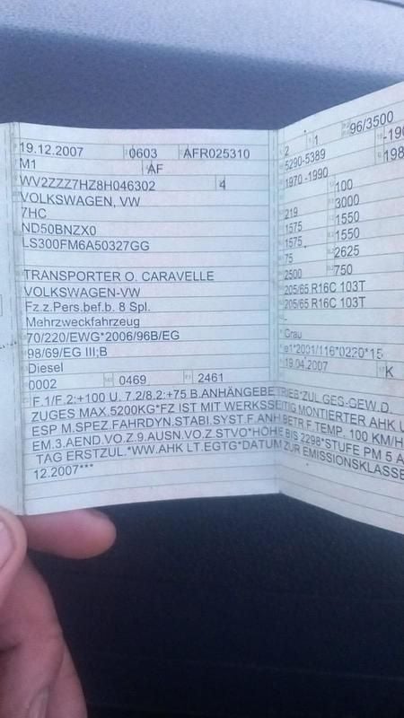 Gebraucht VW T5 131 PS (96 kW) 2007 Grau Van