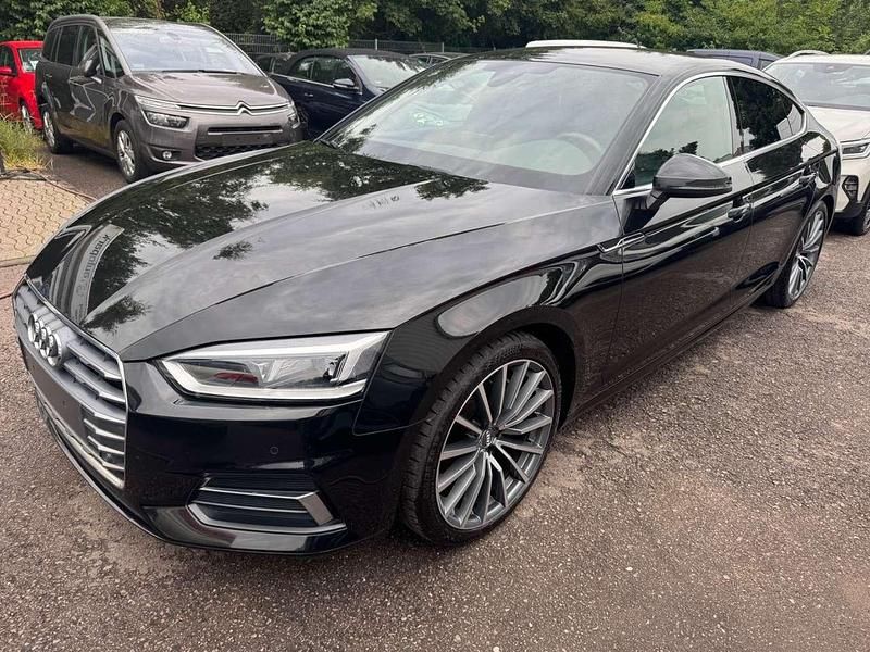 Schwarz Gebraucht 2017 Audi A5 Sportback S-Line Limousine | 17.400 € (Superpreis) - Bild 1/4