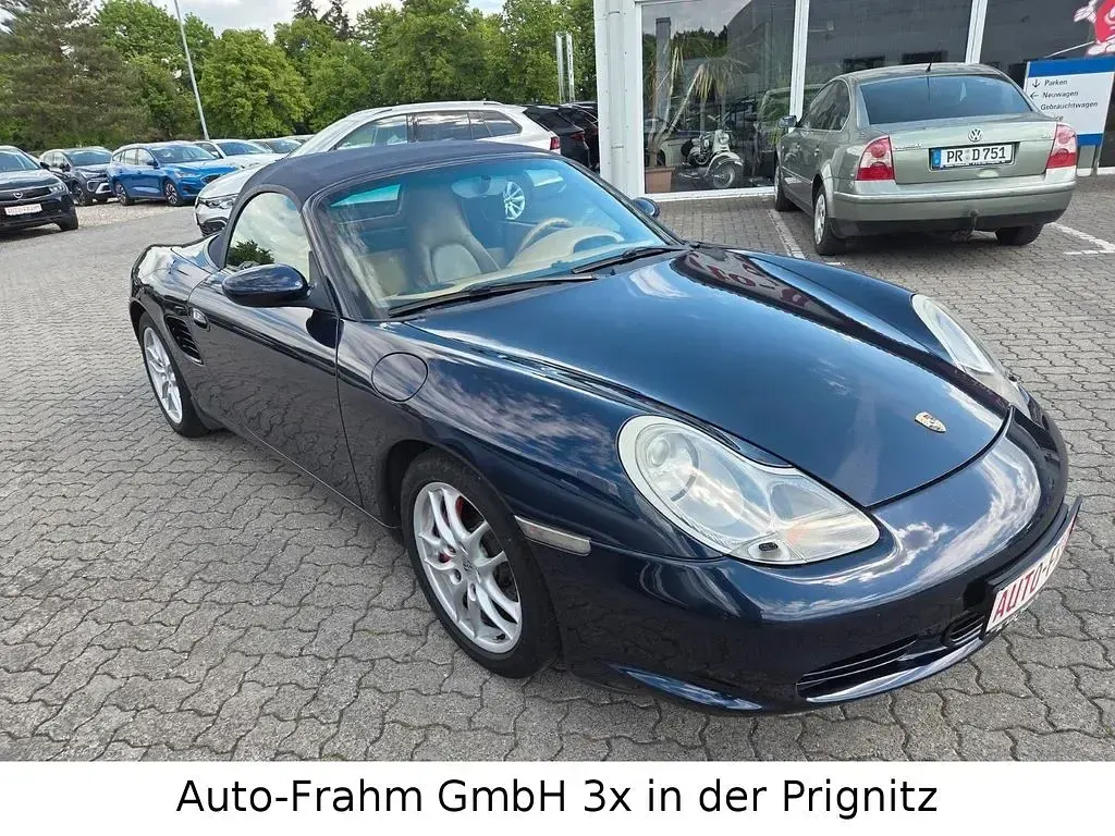 Brugt Porsche Boxster S 260 HK (191 kW) 2003 Blå Cabriolet