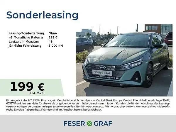Mangrove green Neu 2025 Hyundai i20 Kleinwagen | 24.790 € (Etwas zu teuer) - Bild 1/4