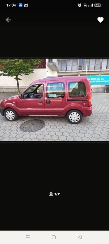 Rot Gebraucht 2007 Renault Kangoo Van / Kleinbus | 4.200 € (Fairer Preis) - Bild 1/4
