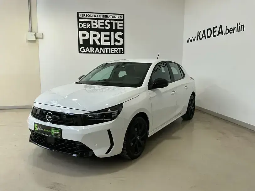 Gebraucht Opel Corsa 75 PS (55 kW) 2024 Lack weiss banquise/typ aussenverkleidun (metallic) Kleinwagen