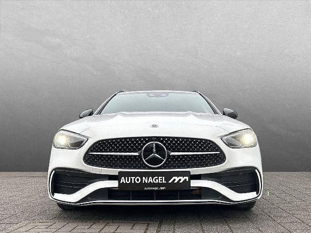 Polarweiss unilack Gebraucht 2024 Mercedes C220 Advanced Kombi | 43.770 € (Teuer) - Bild 1/4
