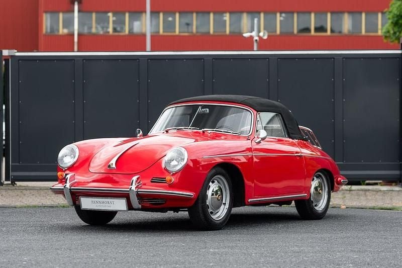 Rot Gebraucht 1964 Porsche 356 Cabrio | 109.900 € - Bild 1/4
