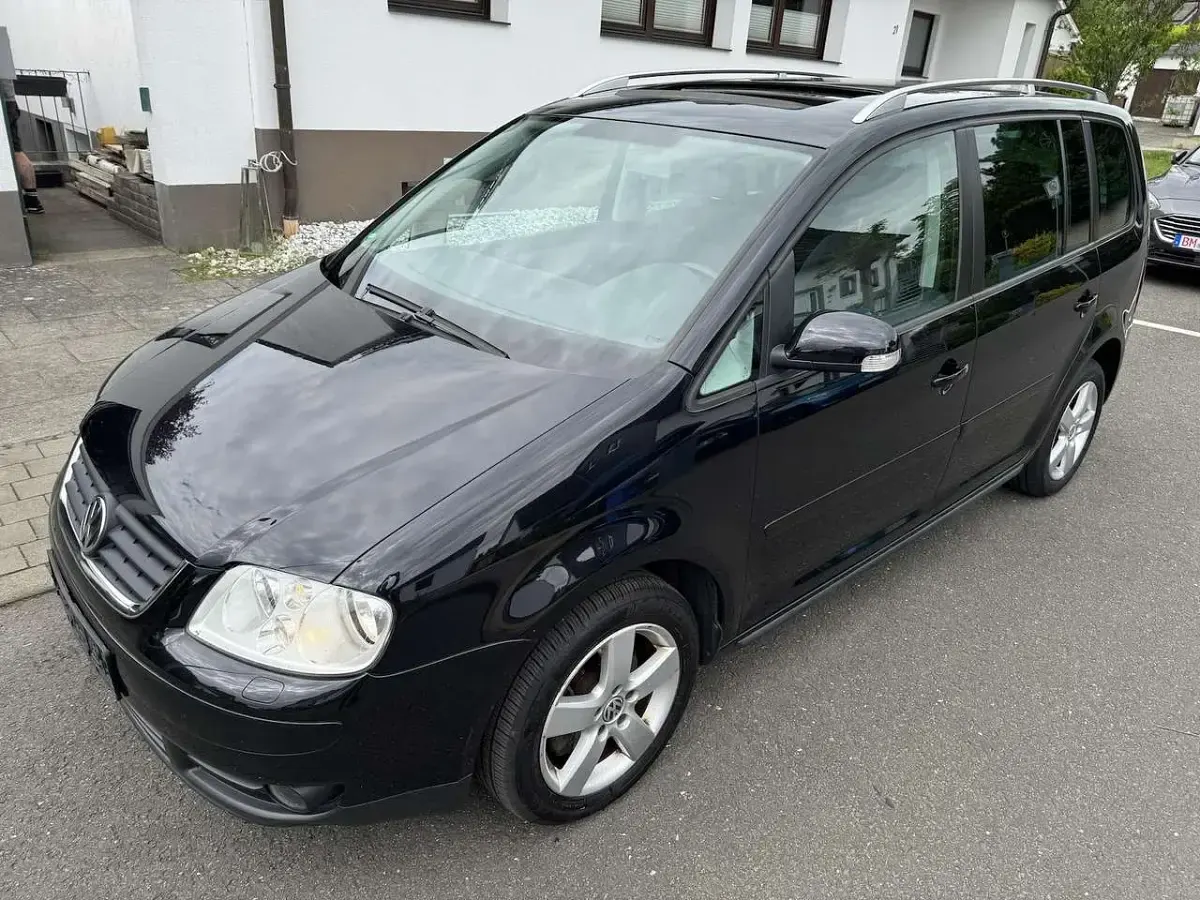 Gebraucht VW Touran 116 PS (85 kW) 2006 Deep black perleffekt Van / Kleinbus
