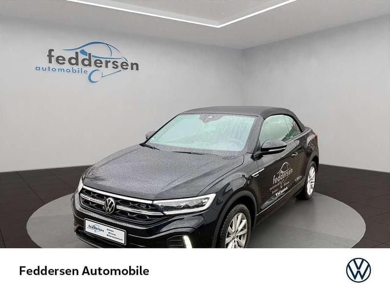 Schwarz Gebraucht 2024 VW T-Roc Cabriolet IQ Drive Cabrio | 35.790 € (Guter Preis) - Bild 1/4