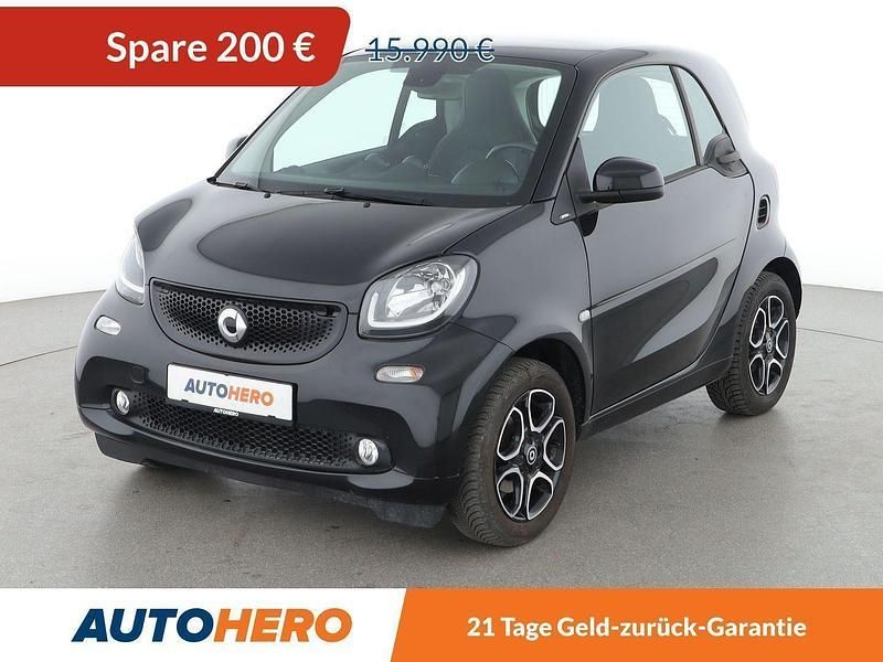 Schwarz Gebraucht 2018 Smart ForTwo Coupé Prime Kleinwagen | 15.790 € (Fairer Preis) - Bild 1/3