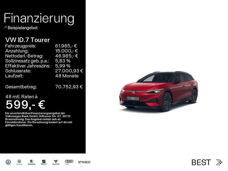 Gebraucht VW ID.7 Pro 210 kW (286 PS) 2026 Rot Kombi