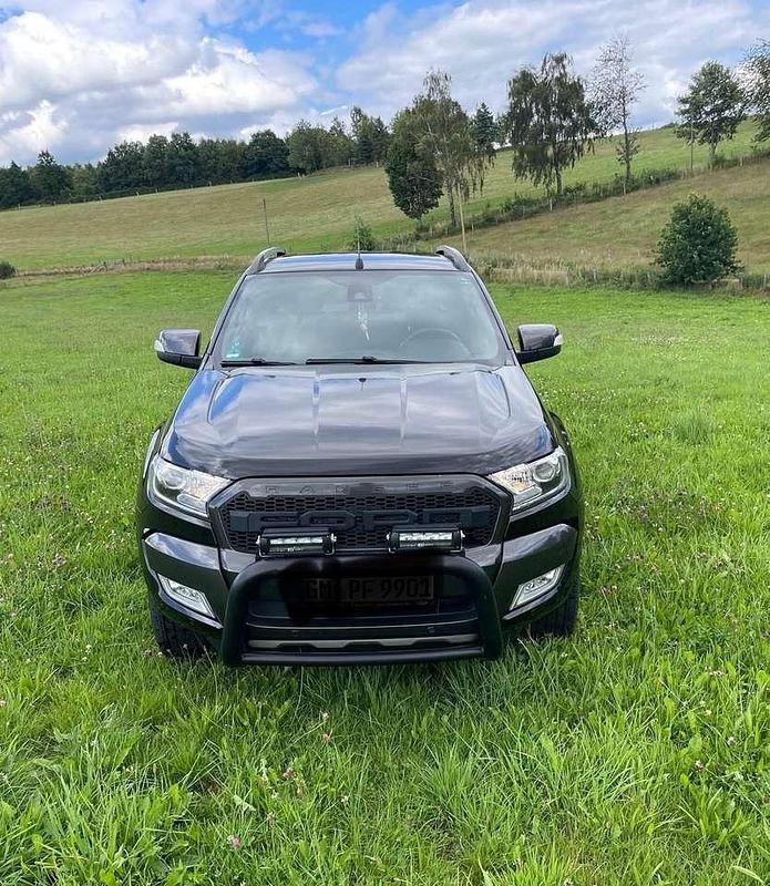 Schwarz Gebraucht 2018 Ford Ranger Wildtrack Abholung | 25.499 € (Fairer Preis) - Bild 1/4