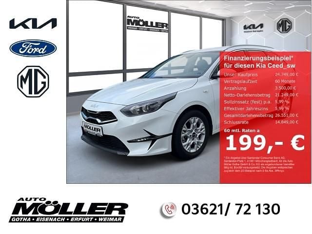 Weiss Gebraucht 2025 Kia Ceed Sportswagon Vision Kombi | 24.749 € (Guter Preis) - Bild 1/3