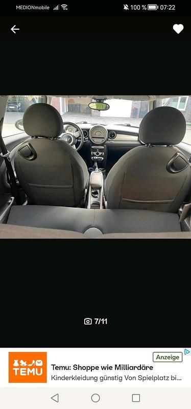 Gebraucht Mini ONE Pepper 95 PS (69 kW) 2010 Weiß Kleinwagen