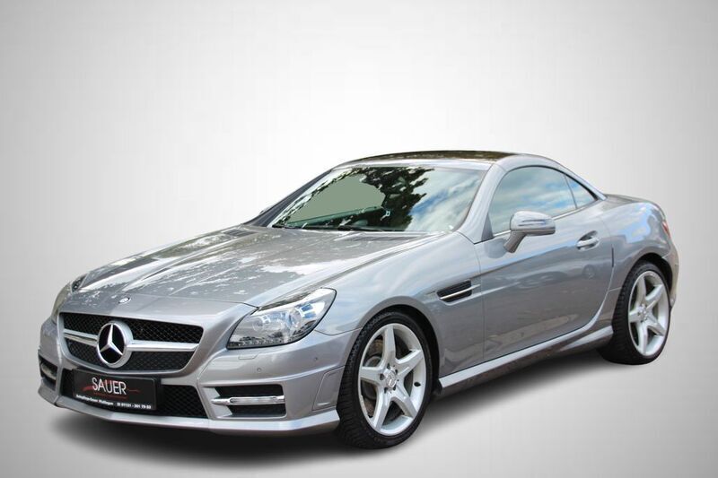 Palladiumsilber metalliclack (metallic) Gebraucht 2011 Mercedes SLK350 AMG Cabrio | 18.900 € (Guter Preis) - Bild 1/4