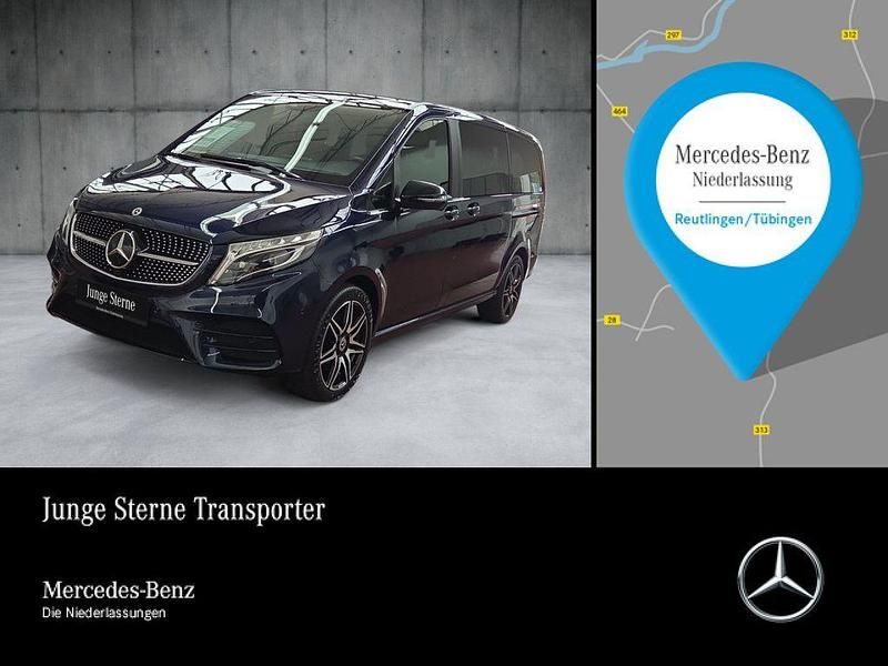 Blau Gebraucht 2021 Mercedes V300 AMG Van / Kleinbus | 53.990 € (Fairer Preis) - Bild 1/4