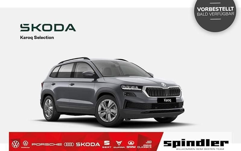 Grau Neu 2025 Skoda Karoq Tour SUV | 35.576 € (Fairer Preis) - Bild 1/4