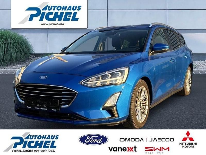 Gebraucht Ford Focus Titanium 125 PS (91 kW) 2018 Blau Kombi