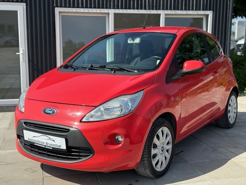 Rot Gebraucht 2009 Ford Ka Titanium Kleinwagen | 1.390 € (Superpreis) - Bild 1/4