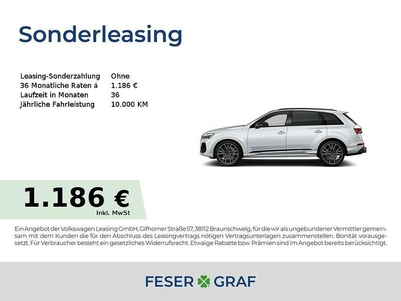 Satellitsilber metallic Neu 2025 Audi Q7 S-Line SUV | 102.648 € (Teuer) - Bild 1/3