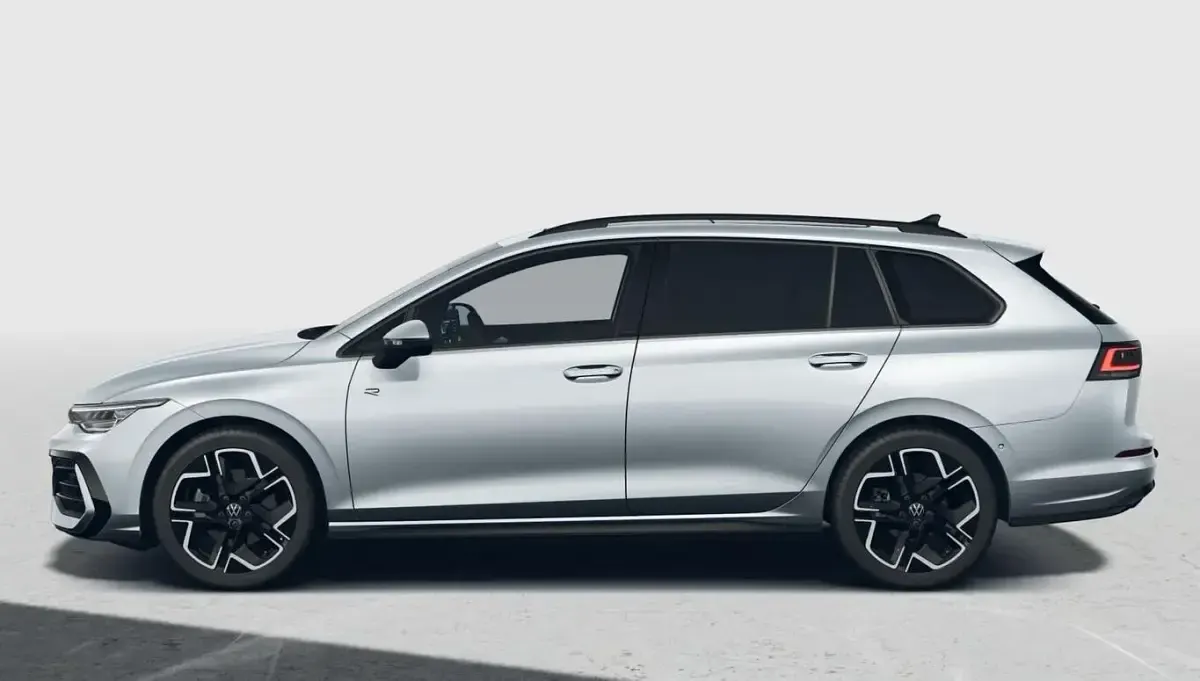 Neu VW Golf VIII R-line 150 PS (110 kW) 2026 Oyster silver metallic Kombi