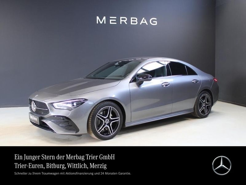 Gebraucht Mercedes CLA200 Premium 163 PS (119 kW) 2023 Metalliclack mountaingrau Coupé