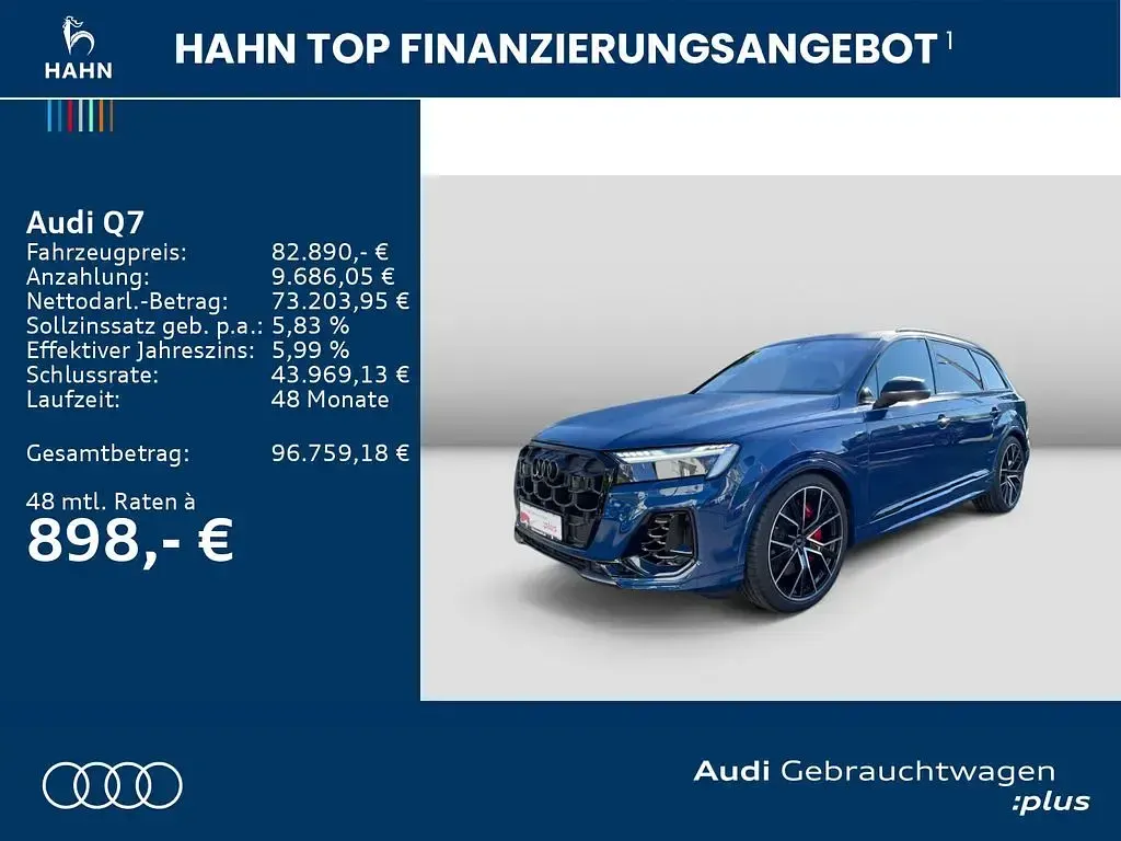 Gebraucht Audi Q7 Business 394 PS (289 kW) 2025 Ascariblau metallic SUV