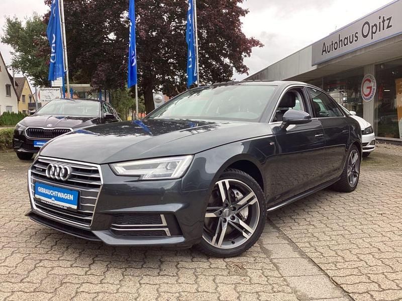 Grau Gebraucht 2017 Audi A4 S-Line Limousine | 19.990 € (Superpreis) - Bild 1/4