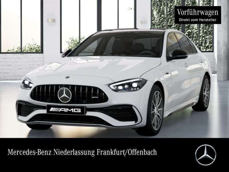 Weiß Gebraucht 2023 Mercedes C43 AMG Night Limousine | 56.750 € (Fairer Preis) - Bild 1/4