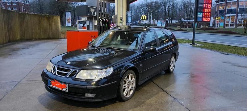 Schwarz Gebraucht 2002 Saab 9-5 Kombi | 840 € (Superpreis) - Bild 1/4