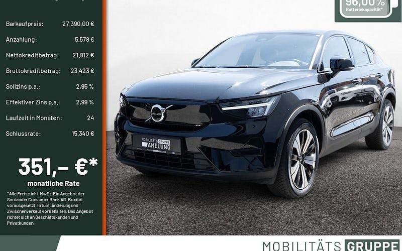 Schwarz Gebraucht 2022 Volvo EC40 Core SUV | 27.390 € (Fairer Preis) - Bild 1/4