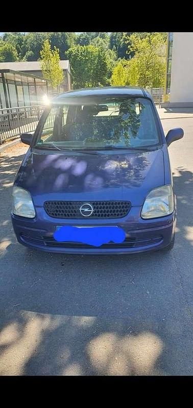 Gebraucht Opel Agila 75 PS (55 kW) 2001 Blau Van / Kleinbus