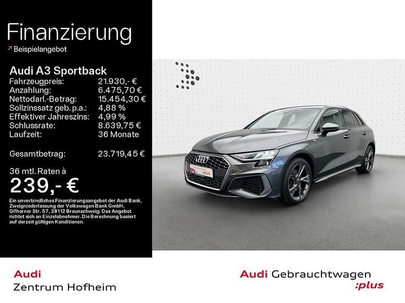Daytonagrau perleffekt Gebraucht 2022 Audi A3 S-Line Limousine | 21.930 € (Fairer Preis) - Bild 1/4