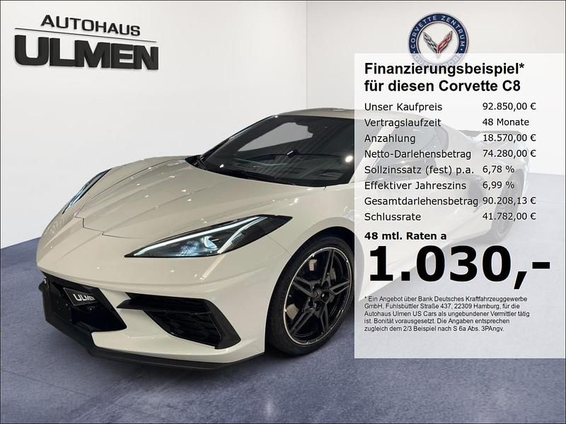Weiss Gebraucht 2022 Corvette Stingray Coupé | 92.850 € (Fairer Preis) - Bild 1/4