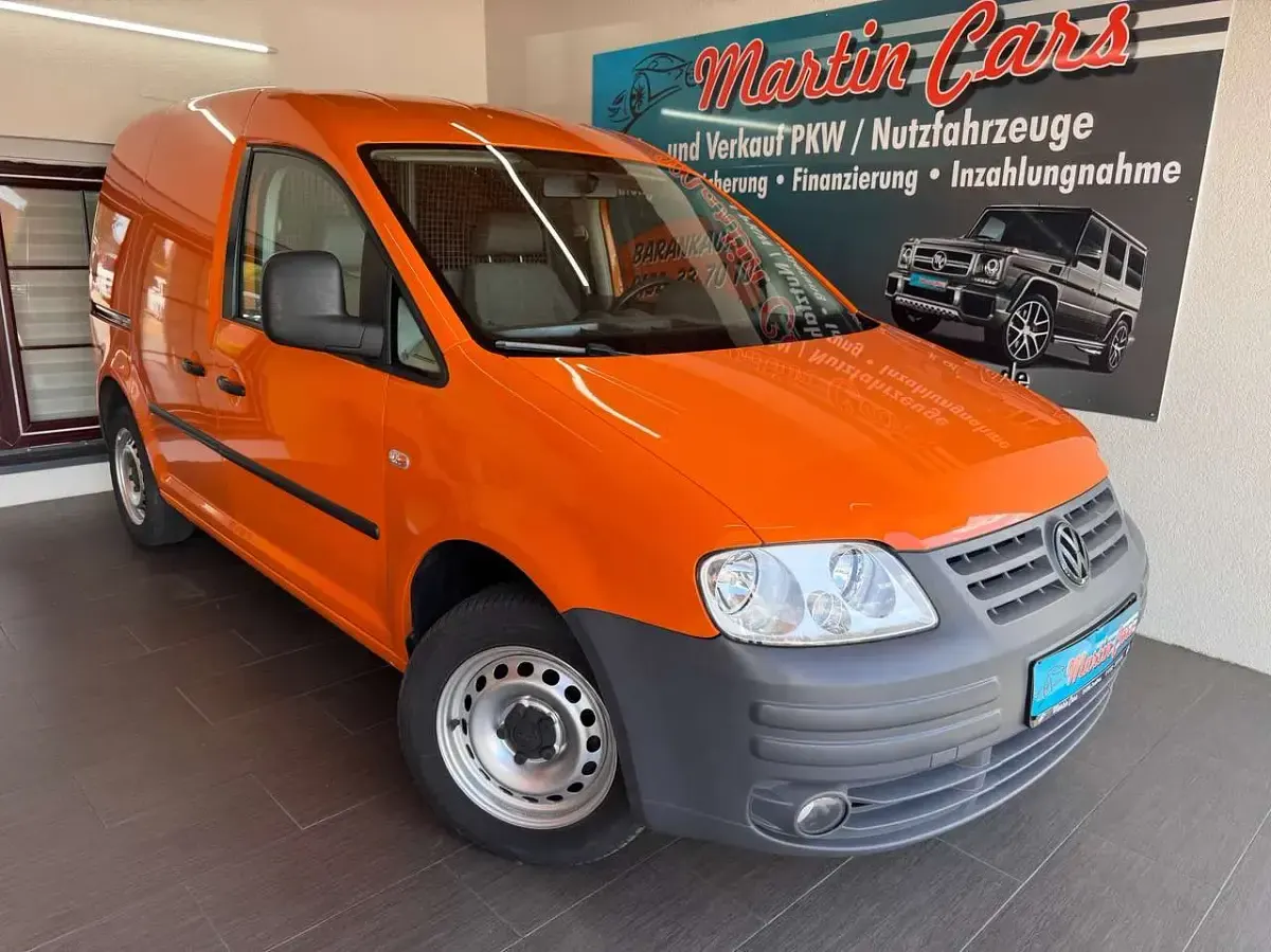 Gebraucht VW Caddy 75 PS (55 kW) 2008 Orange Van / Kleinbus