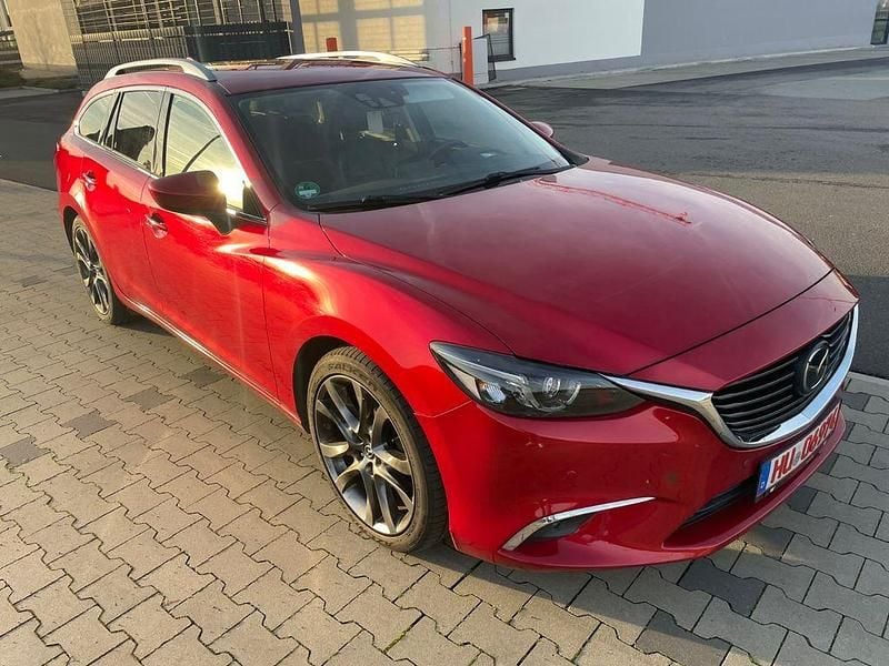 Rot Gebraucht 2015 Mazda 6 Sports-Line Kombi | 11.900 € (Fairer Preis) - Bild 1/4