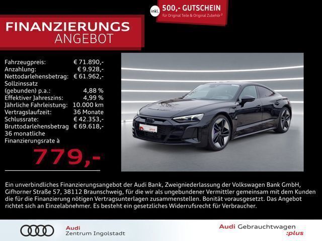 Gebraucht 2022 Audi e-tron GT quattro Ambiente Limousine | 71.890 € (Superpreis) - Bild 1/2