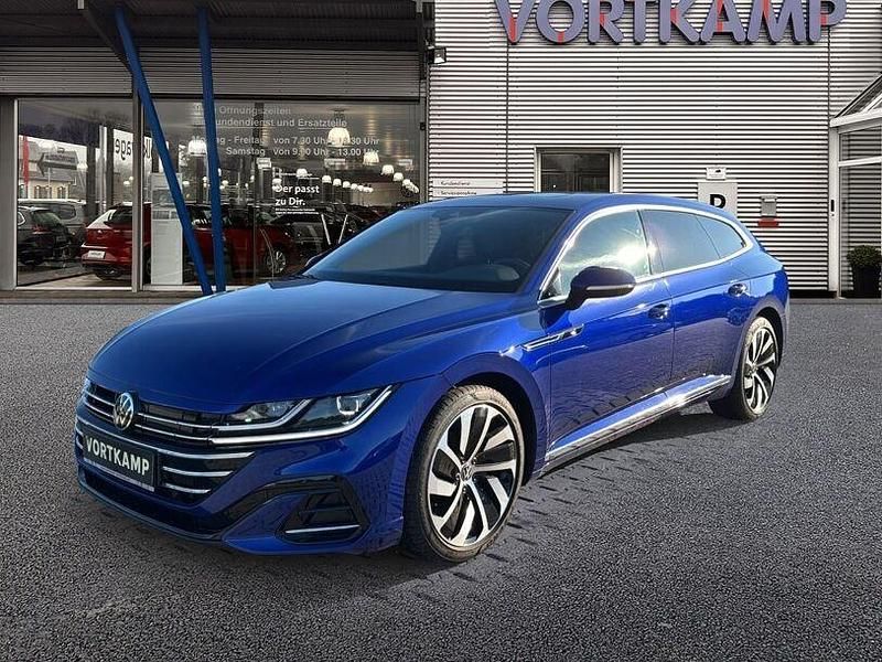 Lapiz blue (metallic) Gebraucht 2021 VW Arteon R-line Kombi | 26.890 € (Fairer Preis) - Bild 1/4