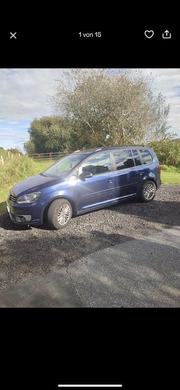 Gebraucht VW Touran 140 PS (102 kW) 2014 Blau Van / Kleinbus
