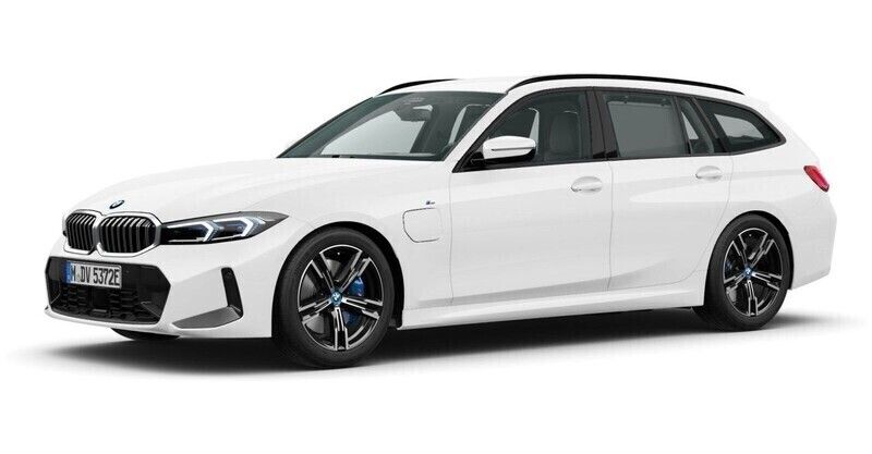 Weiß Gebraucht 2024 BMW 330e Shadowline Kombi | 45.495 € (Fairer Preis) - Bild 1/4