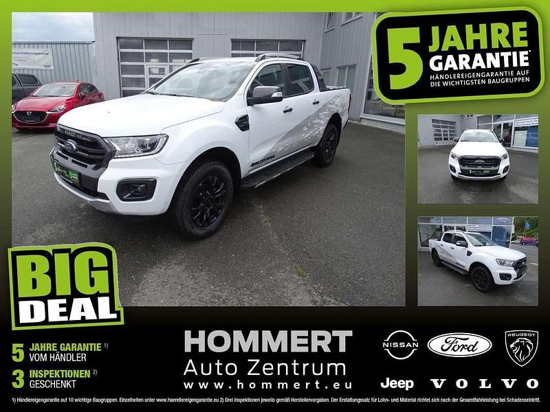 Frostweiß Gebraucht 2021 Ford Ranger Wildtrack Abholung | 36.890 € (Superpreis) - Bild 1/4