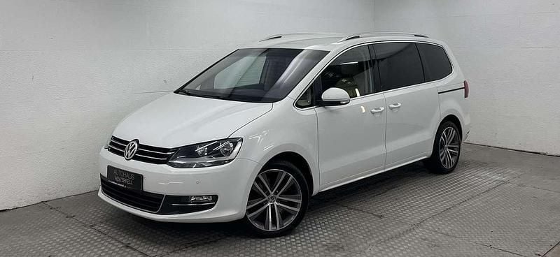 Gebraucht VW Sharan Highline 150 PS (110 kW) 2018 Weiß Van / Kleinbus