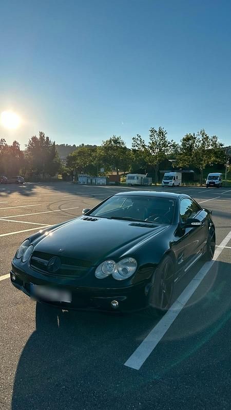 Schwarz Gebraucht 2002 Mercedes SL500 AMG Cabrio | 17.500 € - Bild 1/4