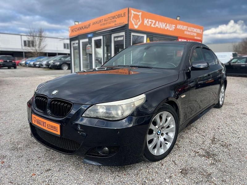 Schwarz Gebraucht 2005 BMW 525 M Sport Limousine | 3.950 € (Superpreis) - Bild 1/4
